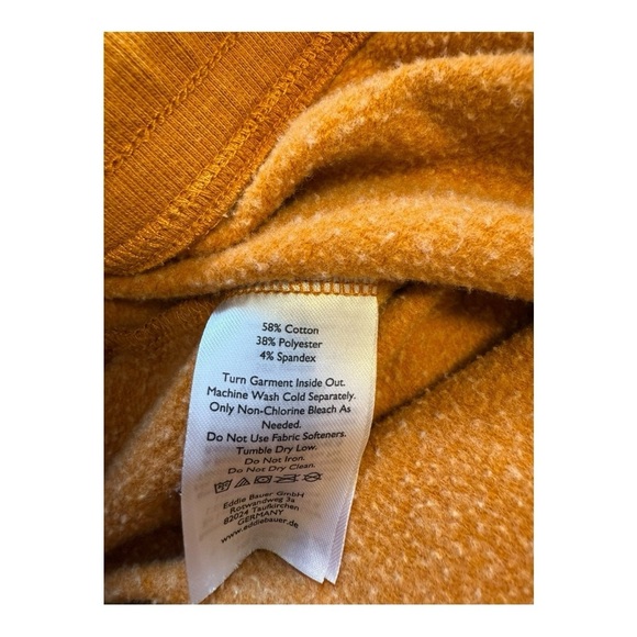 Eddie Bauer Women's Cozy Camp Fleece Shorts | Goldenrod | Size XL - Picture 5 of 10